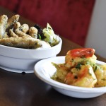 Mezzé White Bait and Prawns