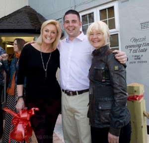 Paulina Gillespi (Heart Radio), Alex Tryfonos, Jemma Cooper (BBC West weathergirl)